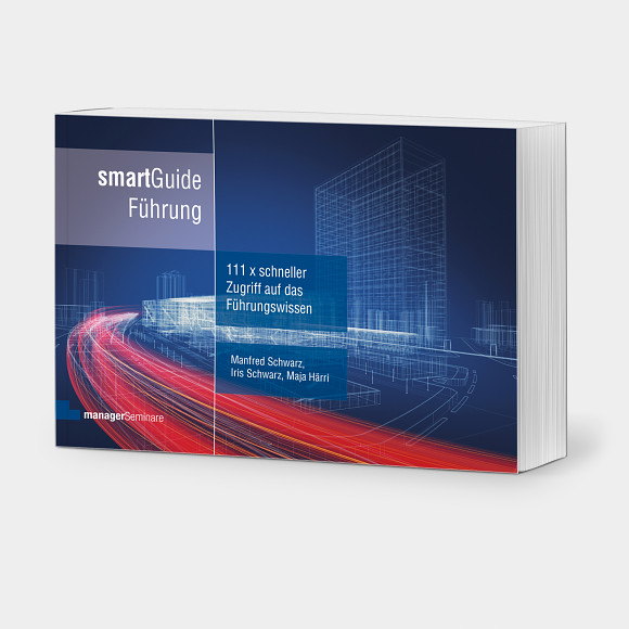Covergestaltung für das Buch - smartGuide Führung - für den verlag managerSeminare