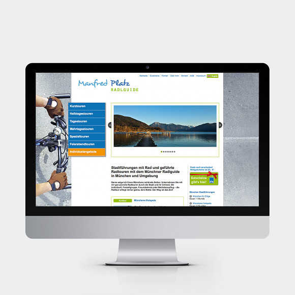 Website für den Radlguide München